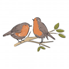 Sizzix Layered Clear Stamps - Garden Birds by Josh Griffiths