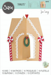 Thinlits Die Set - Card Gingerbread House by Jen Long