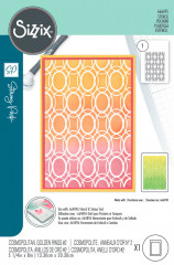 Sizzix - Stencil by Stacey Park Cosmopolitan, Golden Rings #2