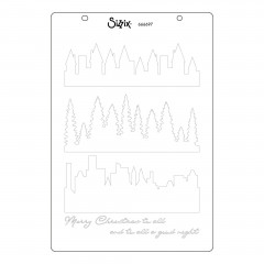 Sizzix - Stencil by Stacey Park Cosmopolitan, The View #2