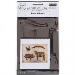 Prima Re-Design Mould - Farm Animals