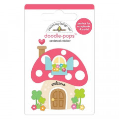 Doodle-Pops 3D Sticker - Gnome Sweet Home