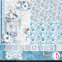 Elegance of Blue - 12x12 Patterns Pad
