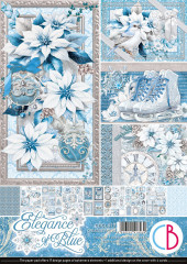 Elegance of Blue - A4 Creative Pad