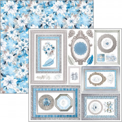 Elegance of Blue - 6x6 Fussy Cut Pad