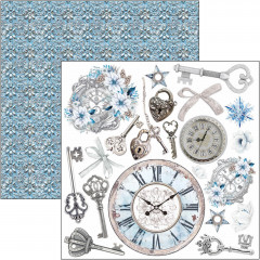 Elegance of Blue - 6x6 Fussy Cut Pad