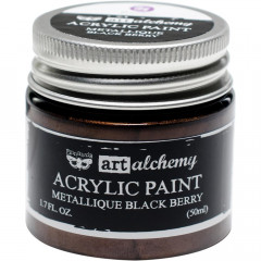 Art Alchemy Metallique Acrylic Paint - Black Berry