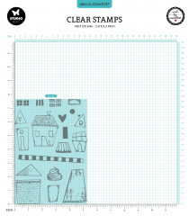 Studio Light - Art By Marlene - Clear Stamps - Home Alone