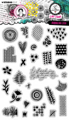 Cling Stamps - Signature Collection ABM Nr. 689 - Journaling Deco
