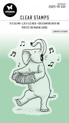 Studio Light Clear Stamps - by Laurens van Gurp Nr. 409 - Singing Elephant