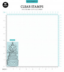 Studio Light Clear Stamps - by Laurens van Gurp Nr. 410 - Birthday Dog