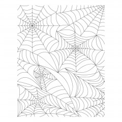 Press Plate - Spider Web Background