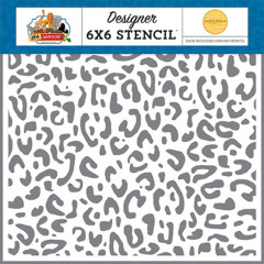 Carta Bella 6x6 Stencil - Cheetah