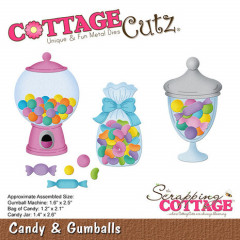 Cottage Cutz Die - Candy and Gumballs