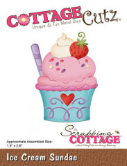 Cottage Cutz Die - Ice Cream Sundae