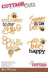 Cottage Cutz Die - Bee Phrases