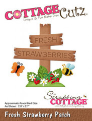 Cottage Cutz Die - Fresh Strawberry Patch