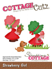 Cottage Cutz Die - Strawberry Girl