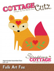 Cottage Cutz Die - Folk Art Fox