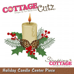 Cottage Cutz Die - Holiday Candle Center Piece