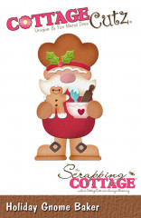Cottage Cutz Die - Holiday Gnome Baker