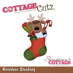 Cottage Cutz Die - Reindeer Stocking