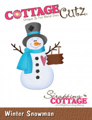 Cottage Cutz Die - Winter Snowman