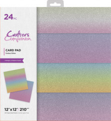 Ombre Glitter - 12x12 Card Pad
