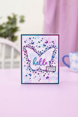 Clear Stamp & Cutting Die - Confetti Cut In Dies - Hello Butterfly