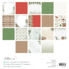 Studio Light 8x8 Paper Pad - Christmas Essentials Nr. 220 - A Christmas Story