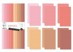Studio Light - Unicolor Paper Pad - Essentials Nr. 190 - Sweet As A Peach
