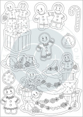 Clear Stamps - Candy Christmas