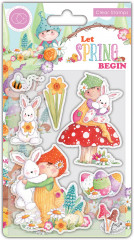 Clear Stamps - Let Spring Begin - Bunny