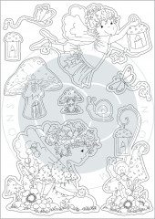 Clear Stamps - Fairy Wishes - Friends