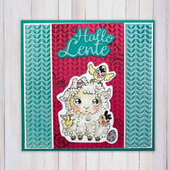 Cutting Die and Clear Stamps Set - Sheep