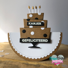 CarlijnDesign Cutting Dies - Birthday Card XL