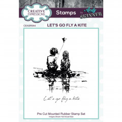 Cling Stamps by Andy Skinner - Lets Go fly A Kite