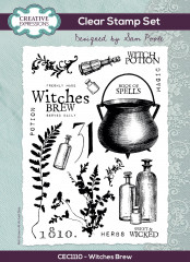 Clear Stamps - Designs by Sam Poole - Witches Brew