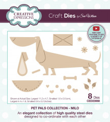 Craft Dies by Sue Wilson - Pet Pals Collection - Milo