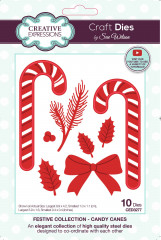 Craft Dies by Sue Wilson - Festive Candy Canes