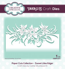 Paper Cuts Craft Dies - Sweet Lilies Edger