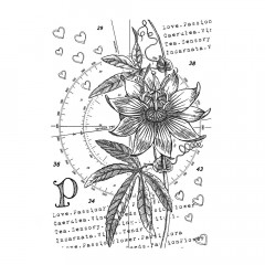 Unmounted Rubber Stamps - P is for Passion