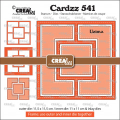CREAlies Cardzz - Nr. 541 - Frame & Inlays Uzima