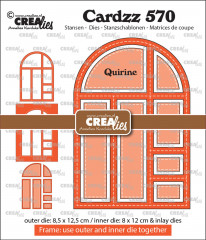 CREAlies Cardzz - No. 570 - Frame & Inlay Quirine