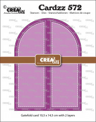 CREAlies Cardzz - Nr. 572 - Gatefold Card Arch
