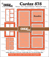 CREAlies Cardzz - Nr. 575 - Frame & Inlays Xandra (3x square   1x rectangle)