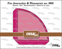 Journalzz and Plannerzz Stanze Nr. 662 - Corner Pocket Quarter Circle Medium