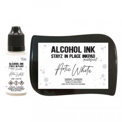 Alcohol Ink Stayz in Place Inkpad - Pearlescent Arctic White