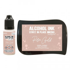 Alcohol Ink Stayz in Place Inkpad - Pearlescent Rose Gold
