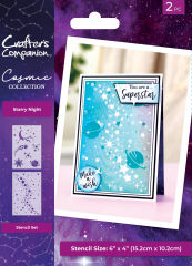 Cosmic Collection - Stencil Set - Starry Night